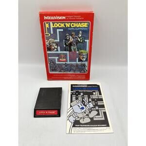 Lock N Chase (for Mattel Intellivision) CIB Complete